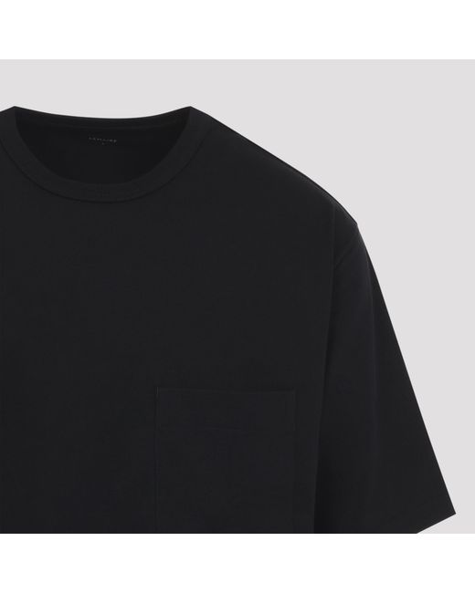 Lemaire Black Boxy T-Shirt for men