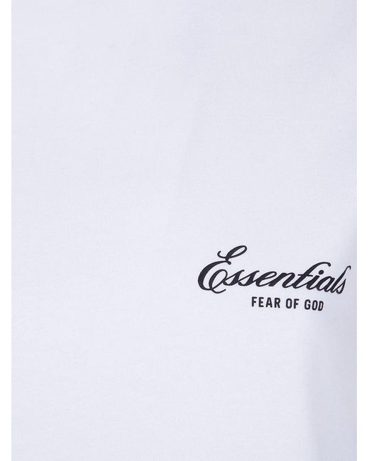 Fear Of God White Classic Short Sleeve Tee