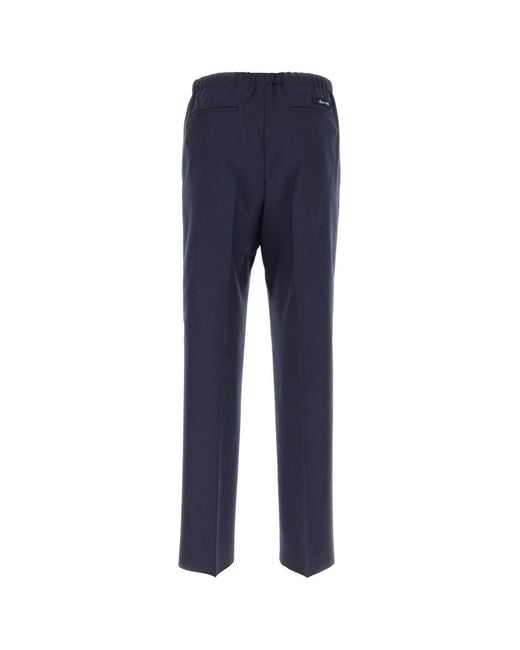 Fendi Blue Wool Pant for men