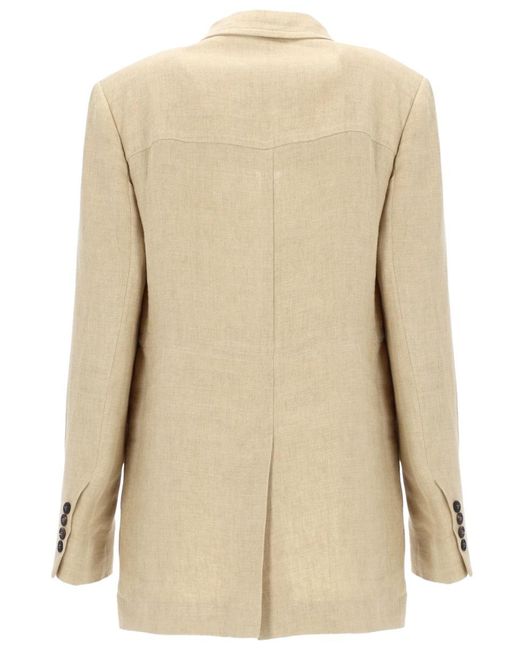 Max Mara Natural Giacca Con Coulisse