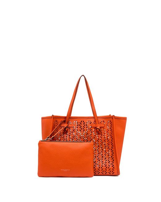 Gianni Chiarini Red Marcella Shopping Bag
