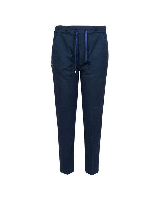 Re-hash Blue Drawstring Tapered T for men
