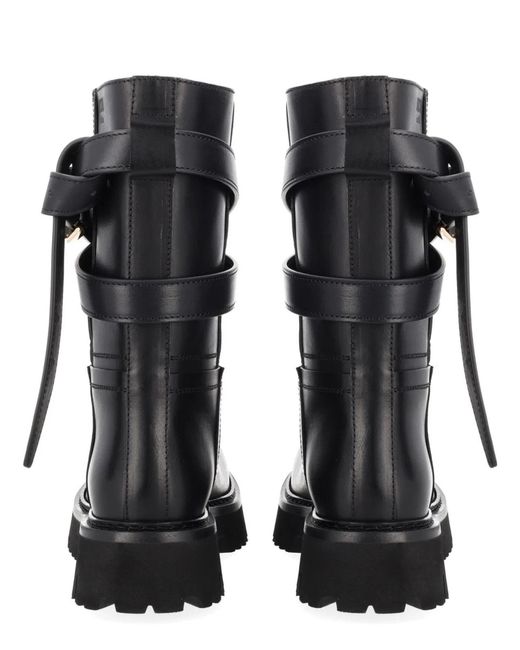 Moschino Black "Tie-Me" Boot