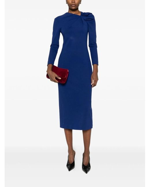 Emporio Armani Blue Midi Dress