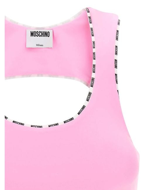 Moschino Pink Sporty Top