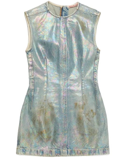 Acne Blue Mini Dress Denim