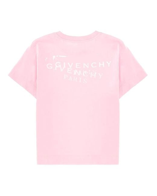 Givenchy Pink T-Shirt With Logo