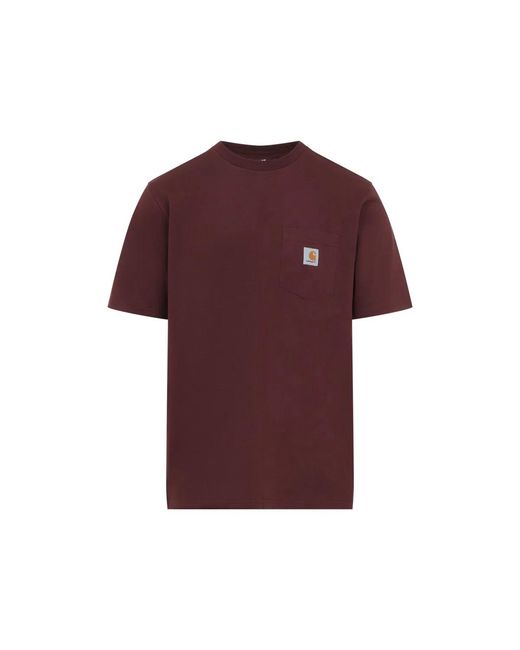 Carhartt Purple Amarone Pocket T-Shirt for men