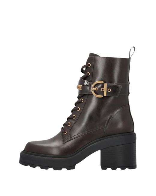 Pinko Black Dark Leather Shoes