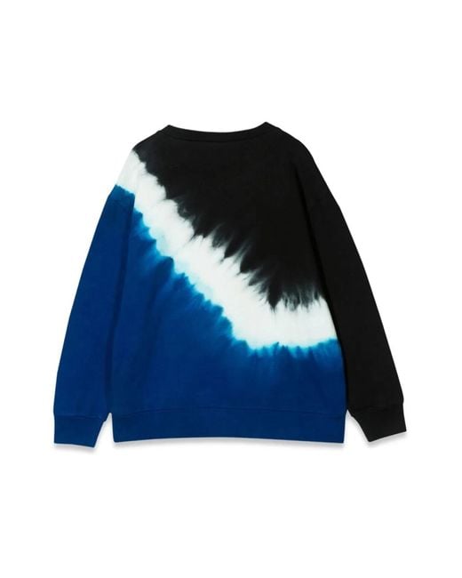 N°21 Blue Sweatshirt Over Tye & Die