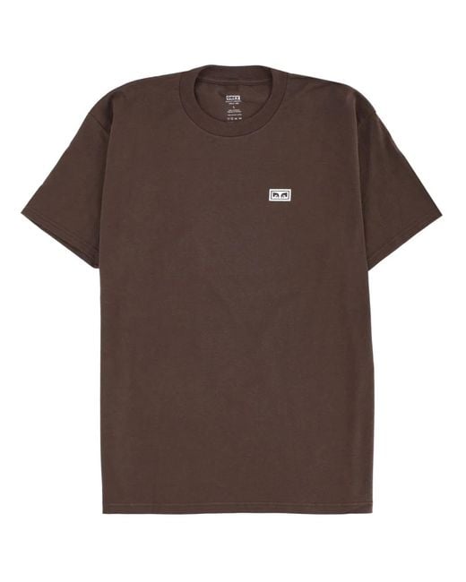 Obey Brown "Eyes-Iii" T-Shirt for men