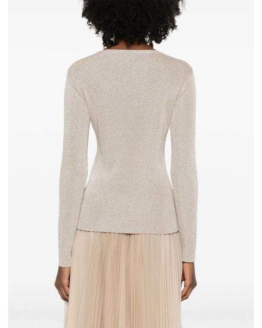 Fabiana Filippi White Crewneck Sweater