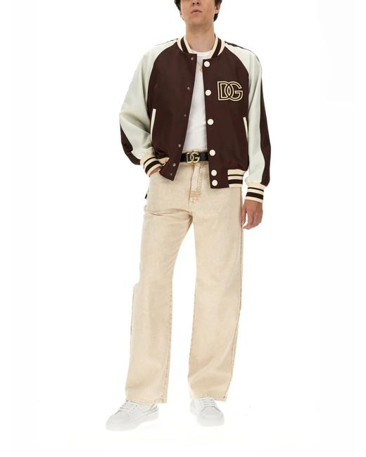 Dolce & Gabbana Brown Dolce & Gabbana Rome Jacket for men