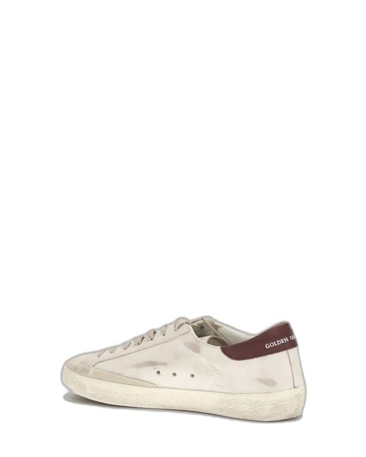 Golden Goose Deluxe Brand White Super Star Leather Upper Toe And T for men