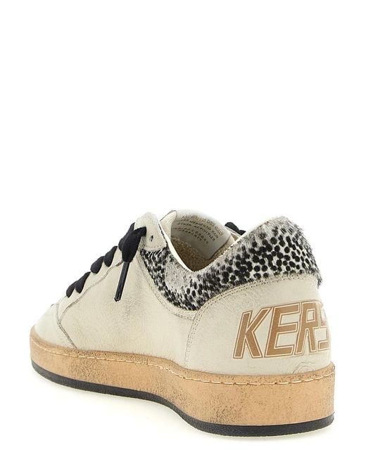 Golden Goose Deluxe Brand Natural 'Ball Star' Sneakers