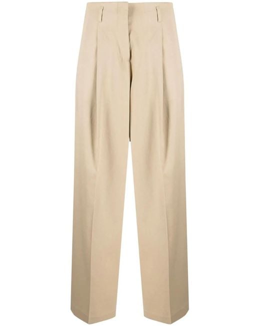 Golden Goose Deluxe Brand Natural Luxurious Wool Trousers