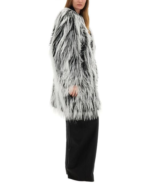 Sportmax Black Max Mara High-Rise Wide-Leg Denim Cargo Pants