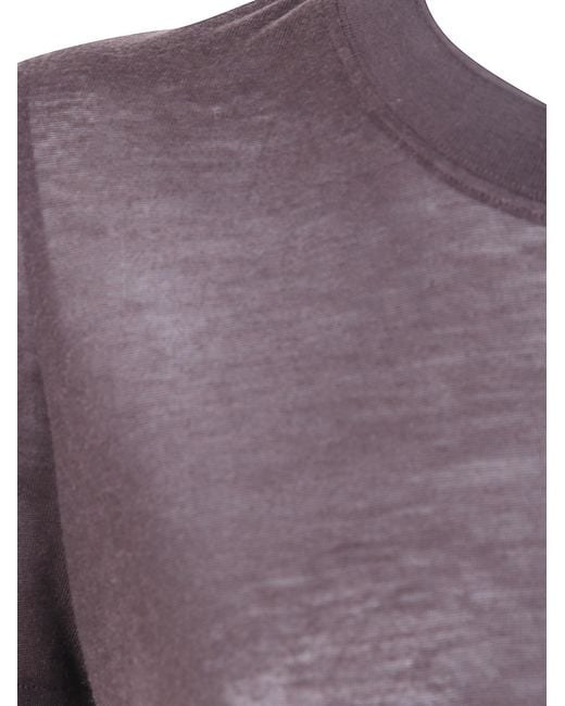 Filippa K Purple Lyocell Cashmere Tee