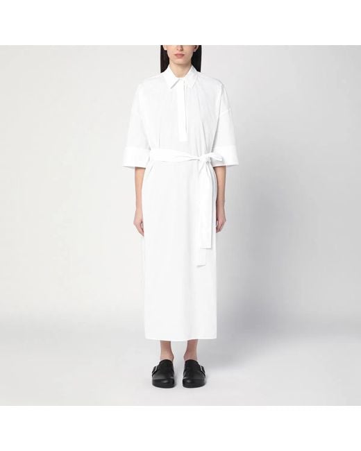 P.A.R.O.S.H. White P.A.R.O.S.H. Chemise Dress