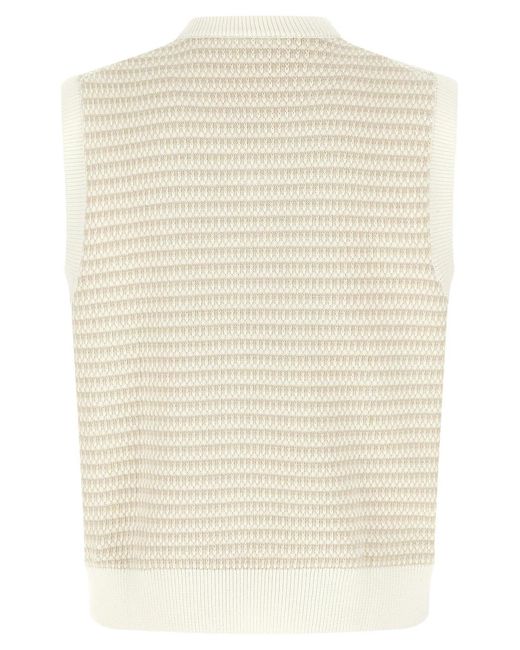 Lacoste Natural Knit Vest for men