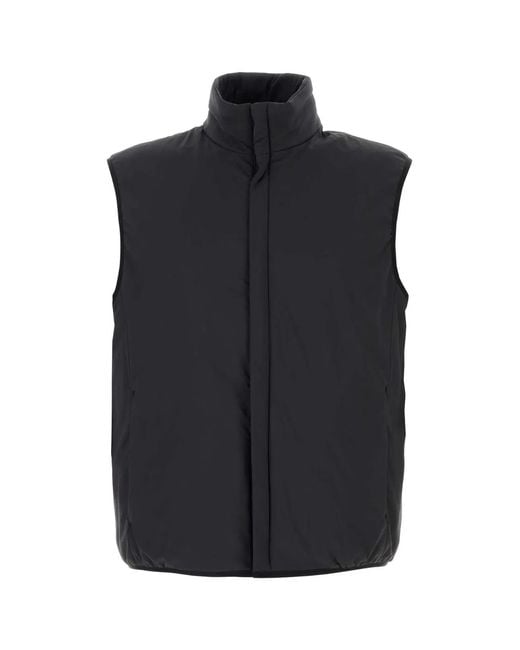 Herno Black Vest for men