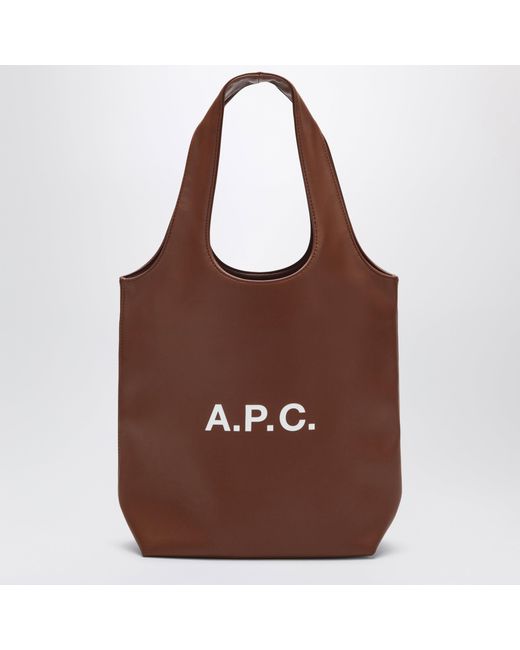 A.P.C. Brown Hazelnut Ninon Small Bag