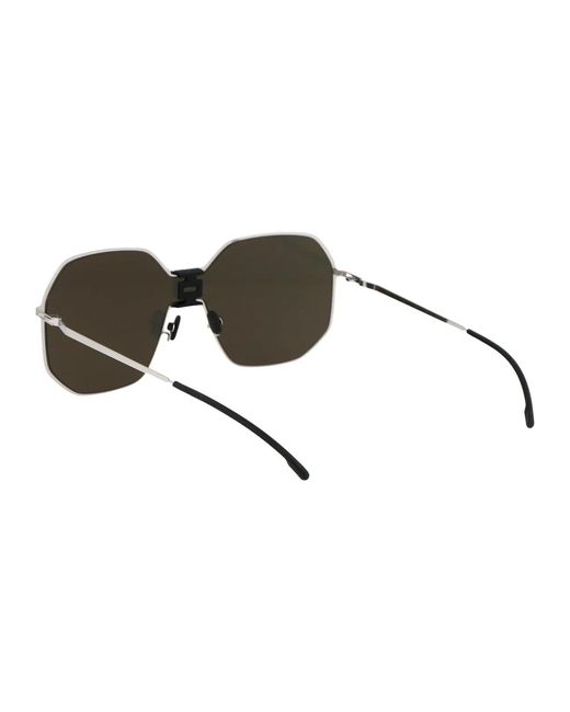 Mykita Gray Metallic Sunglasses