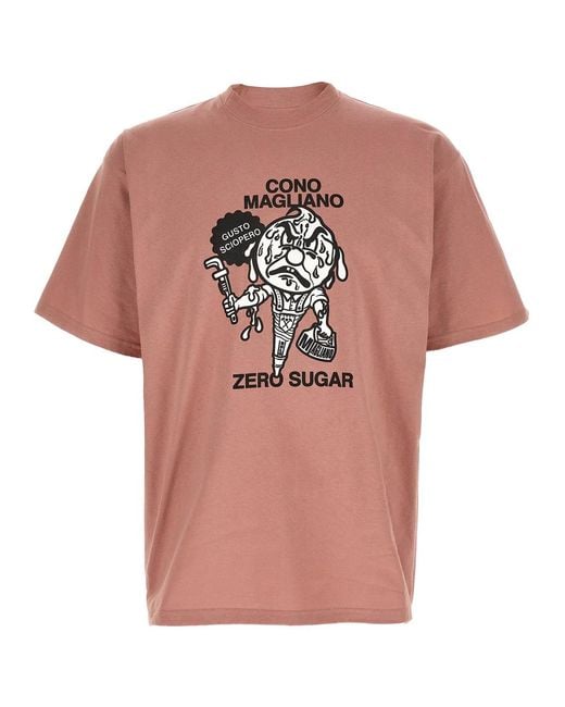 Magliano Pink 'Gusto Sciopero' T-Shirt for men
