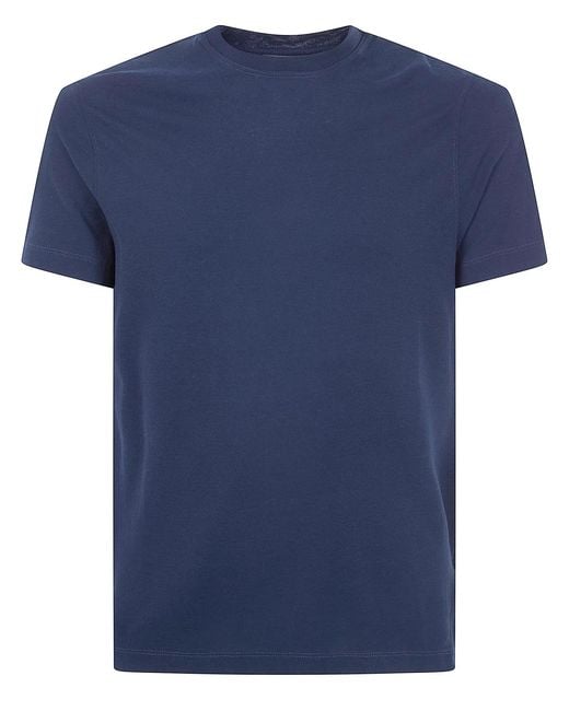Zanone Black Short Sleeves T-Shirt for men