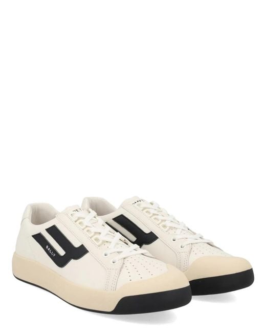 Bally White Calf Leather Sneaker for men
