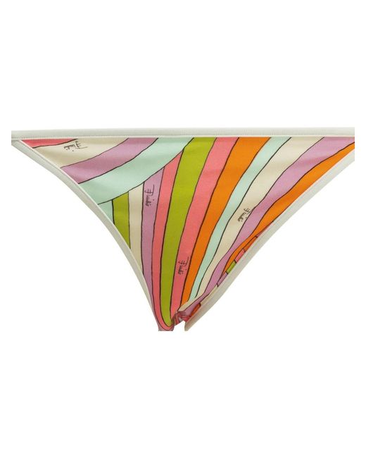 Emilio Pucci White "Marmo" Bikini Briefs