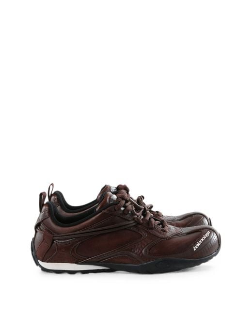 Balenciaga Brown Radar Leather