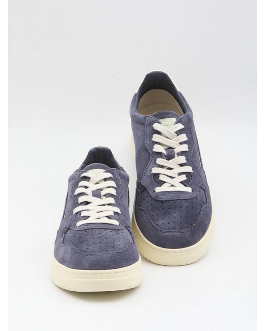 Autry Blue Medalist Low Sneakers for men