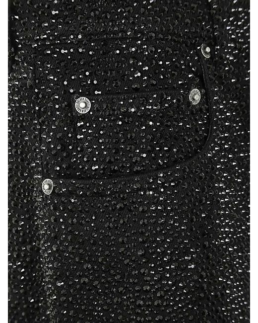 Golden Goose Deluxe Brand Black Bleached Washed Denim