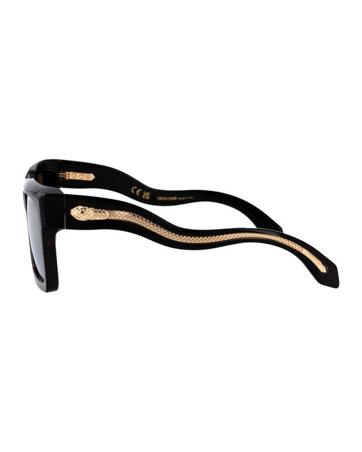 Roberto Cavalli Brown Acetate Sunglasses