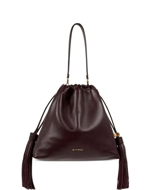 Etro Brown Leather Bag