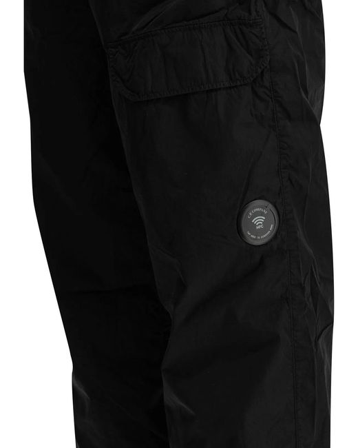 C P Company Black C.P.Company "Chrome-R" Cargo Pants for men