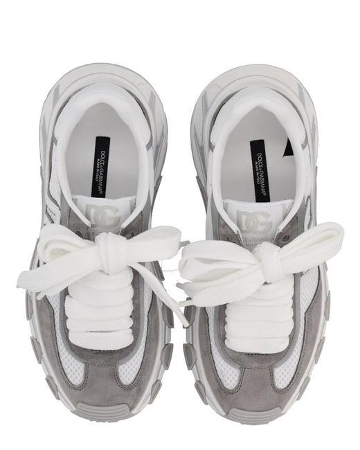 Dolce & Gabbana White Dolce & Gabbana Leather Sneaker