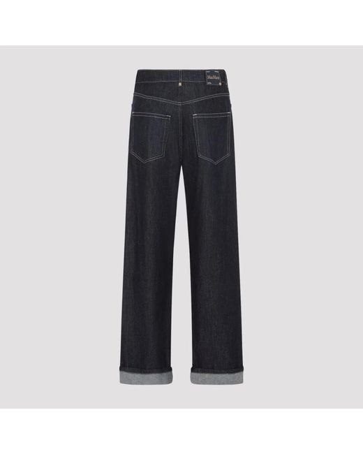 Max Mara Blue S Max Mara Jean Chiara Denim Camal Vuelto