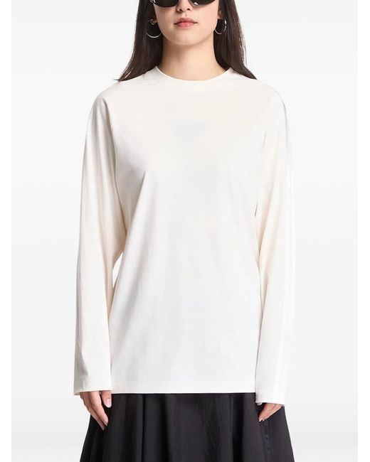 Y-3 White Cotton T-Shirt for men