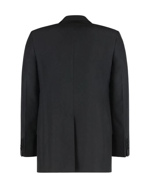 Gucci Black Double-Breasted Jacket for men
