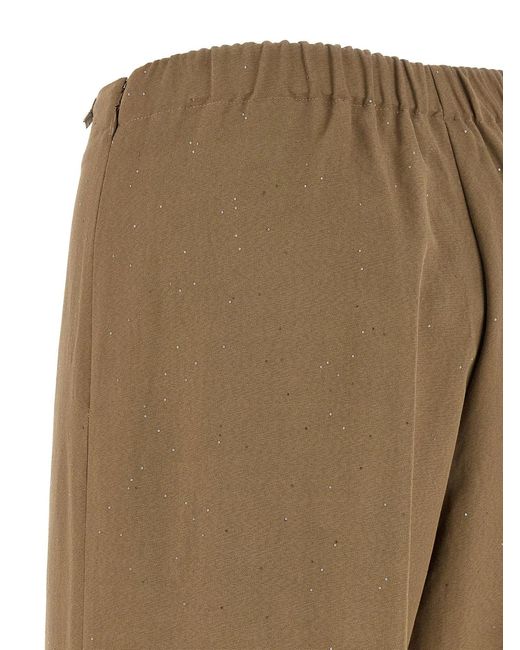 Herno Natural Micro Sequin Pants