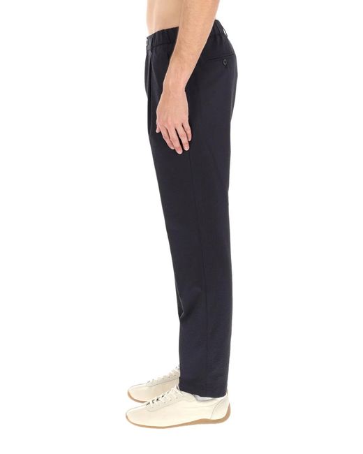 Herno Blue Tailored Pants for men