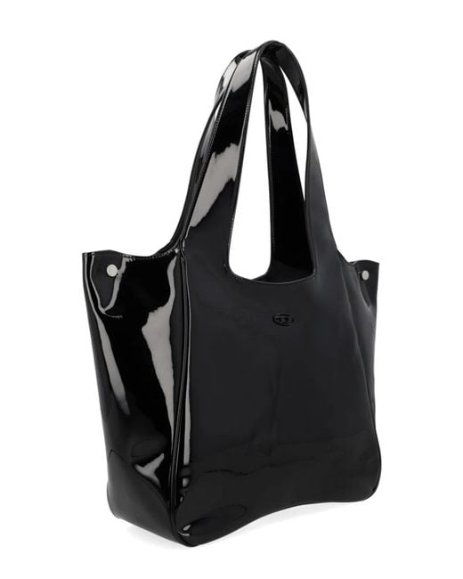 DIESEL Black "Play Shopper Ew" Tote Bag