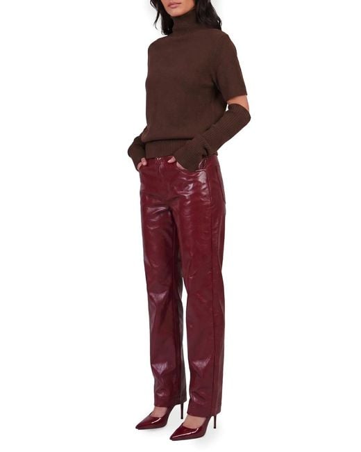 FEDERICA TOSI Red Sleeve-Top Shirt