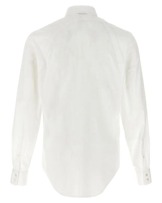 McQueen White 'Harness' Shirt for men