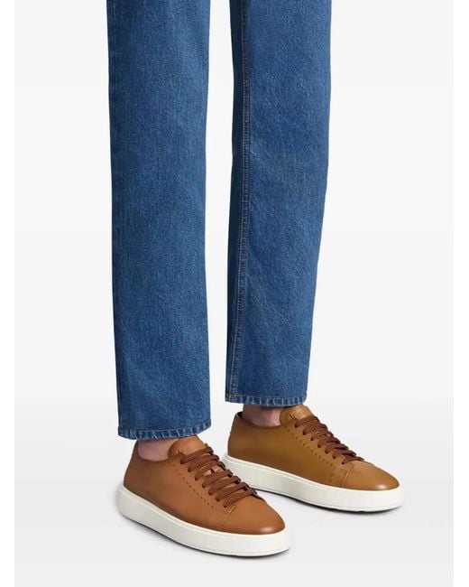 Santoni Brown Sneaker for men