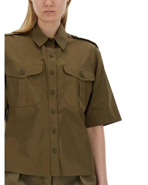 Aspesi Green Cotton Shirt