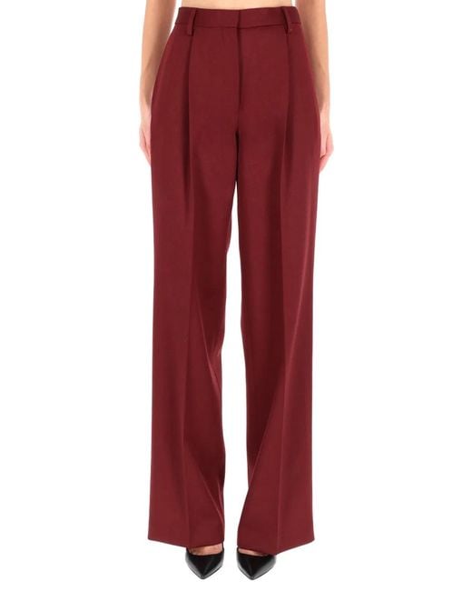 Dries Van Noten Red Pants Portias