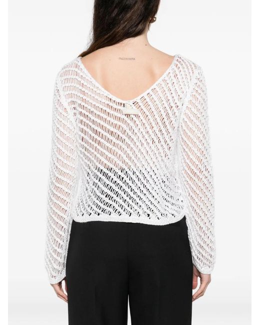 Pinko White Sweater